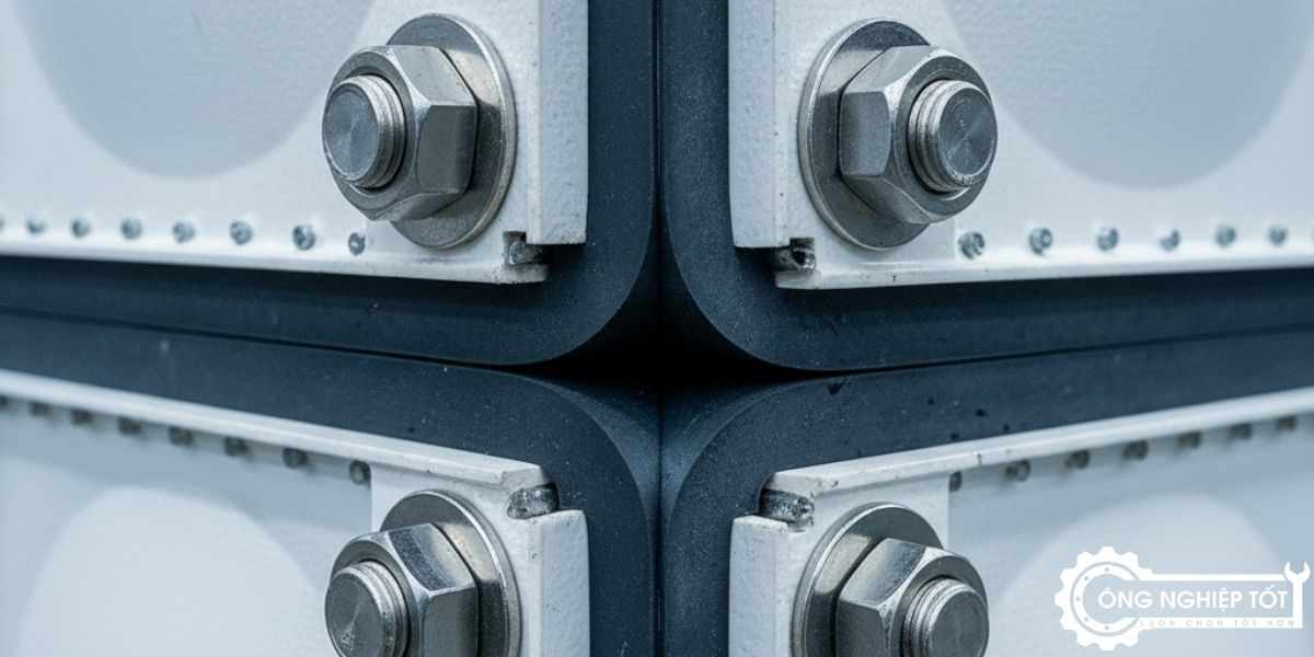 Cấu tạo panel téc làm mát & gioăng EPDM